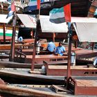 Wassertaxi`s am Dubai Creek