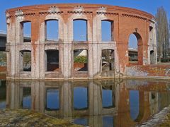 Wassertor im Bürgerpark Hafeninsel