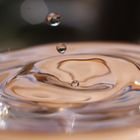 Wassertropfen in Glas