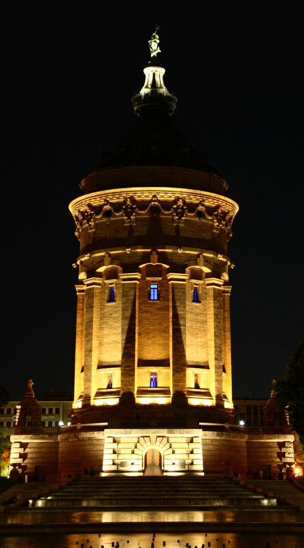 Wasserturm at night