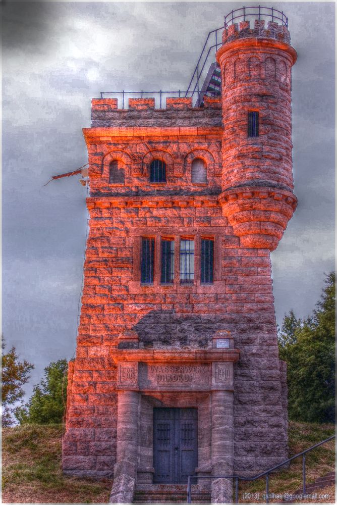 Wasserturm auf dem Goldberg bei Ohrdruf