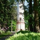 Wasserturm auf dem Ohlsdorfer Friedhof in Hamburg