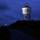 Wasserturm auf Langeoog in der blauen Stunde