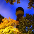 Wasserturm bei Nacht