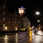 Wasserturm bei Nacht