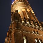 Wasserturm bei Nacht