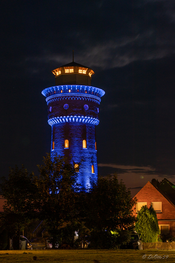 Wasserturm (blau)