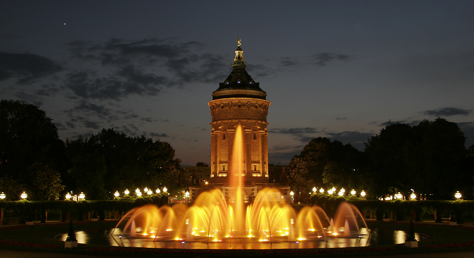 Wasserturm by Night