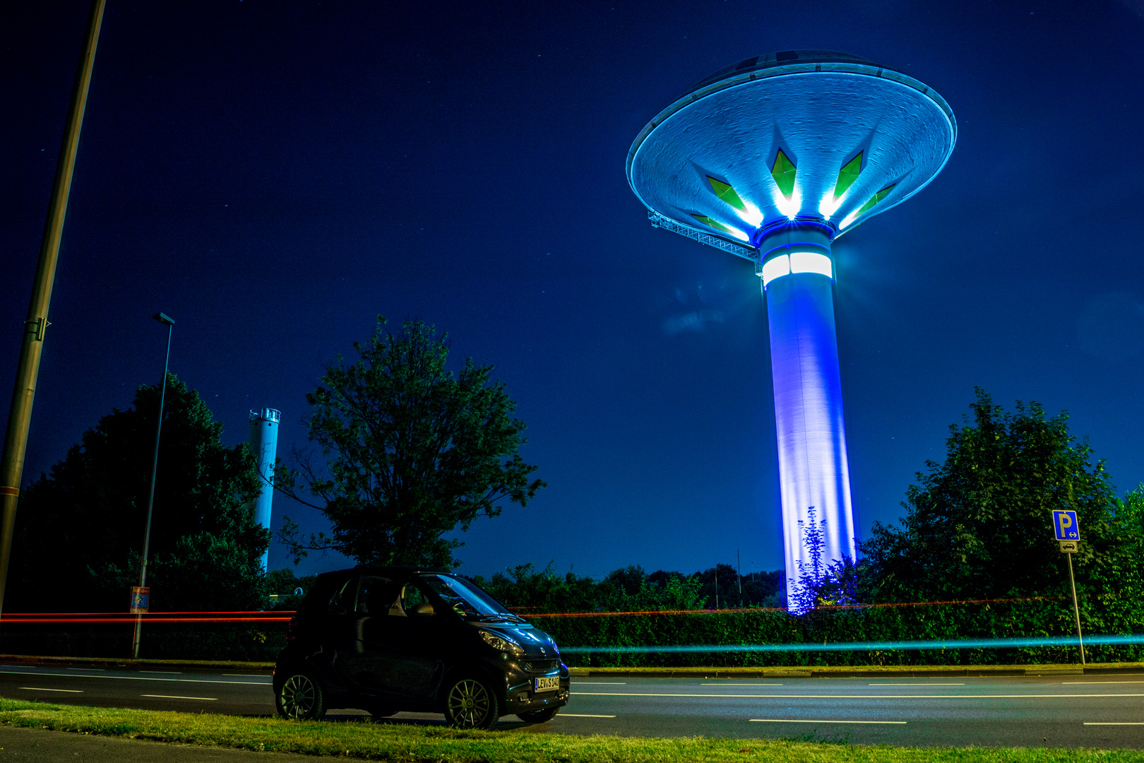 Wasserturm by Night