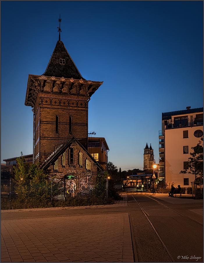 Wasserturm der Hubbrücke Magdeburg