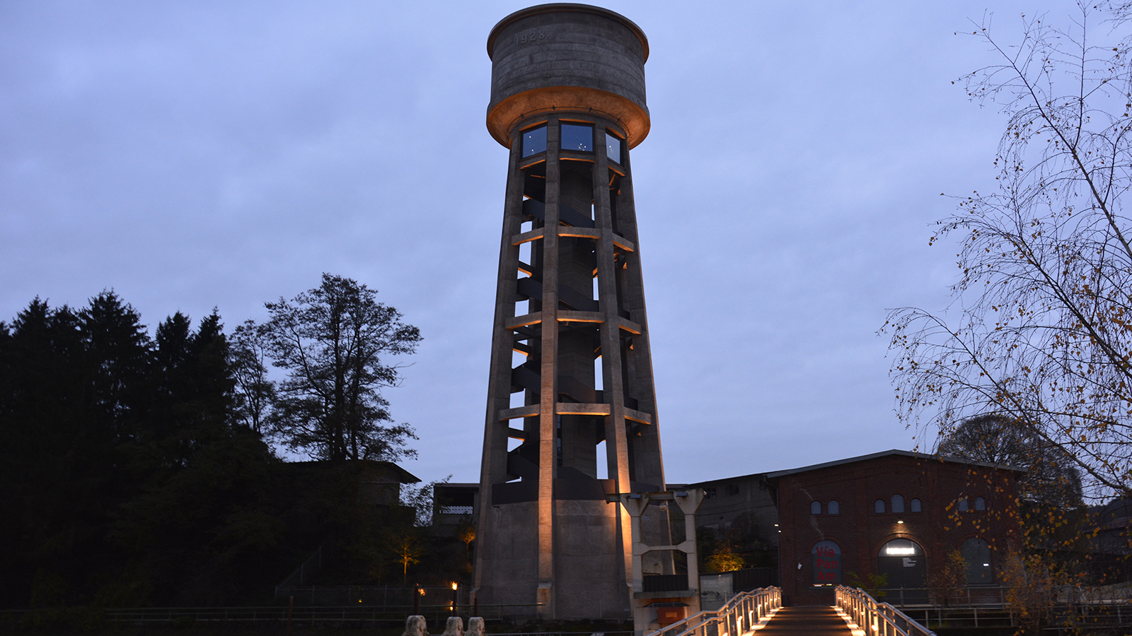 Wasserturm der Hütte Düdelingen ( Luxbg.)