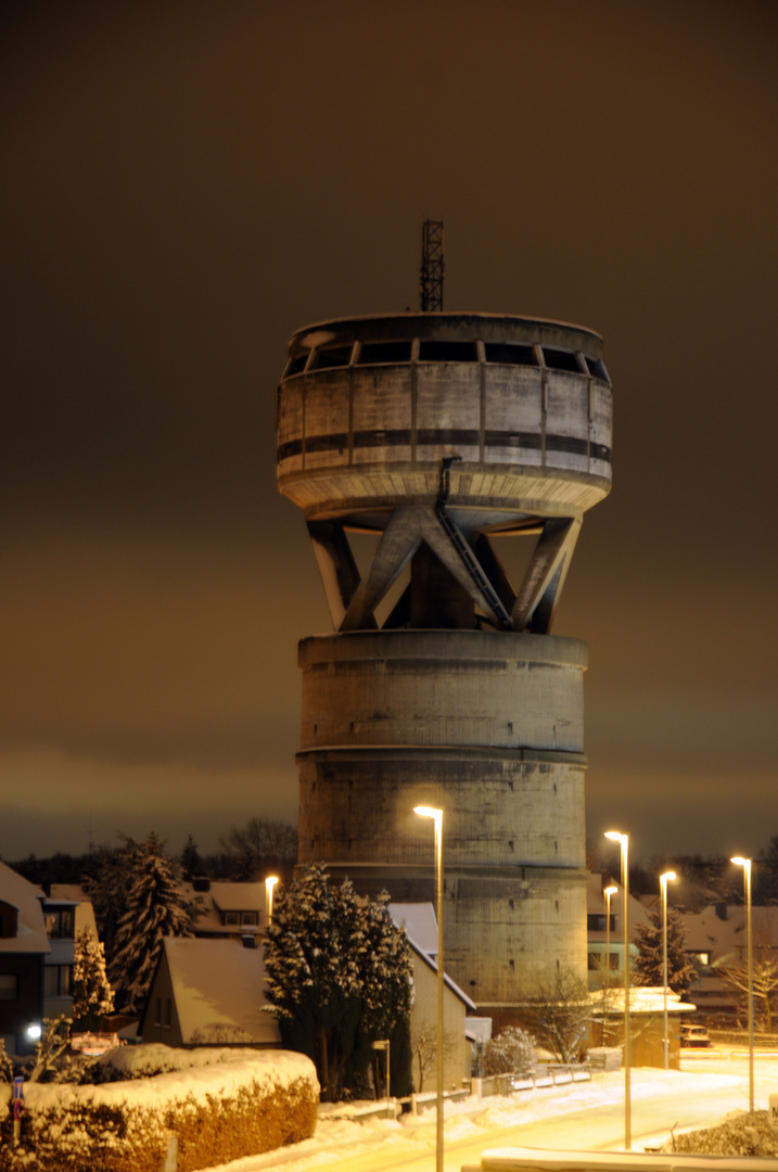 Wasserturm Hannover Misburg im winter