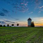 Wasserturm Hohenstadt zum Sonnenuntergang