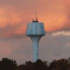 Wasserturm im Abendrot (06.11.2012)