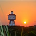 Wasserturm im Morgenlicht