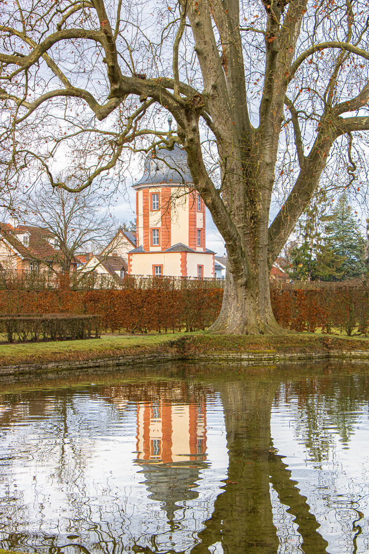 Wasserturm im Schloßpark Veitshöchheim