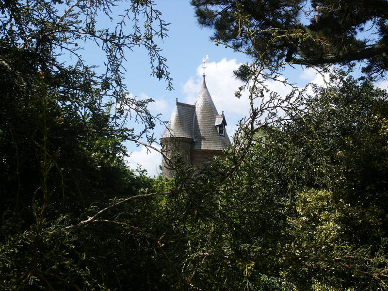 Wasserturm in Trelissick Garden