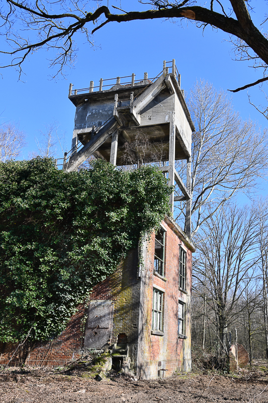 Wasserturm mit Pumpenhaus Bergwerk Houthalen Helchteren (B)