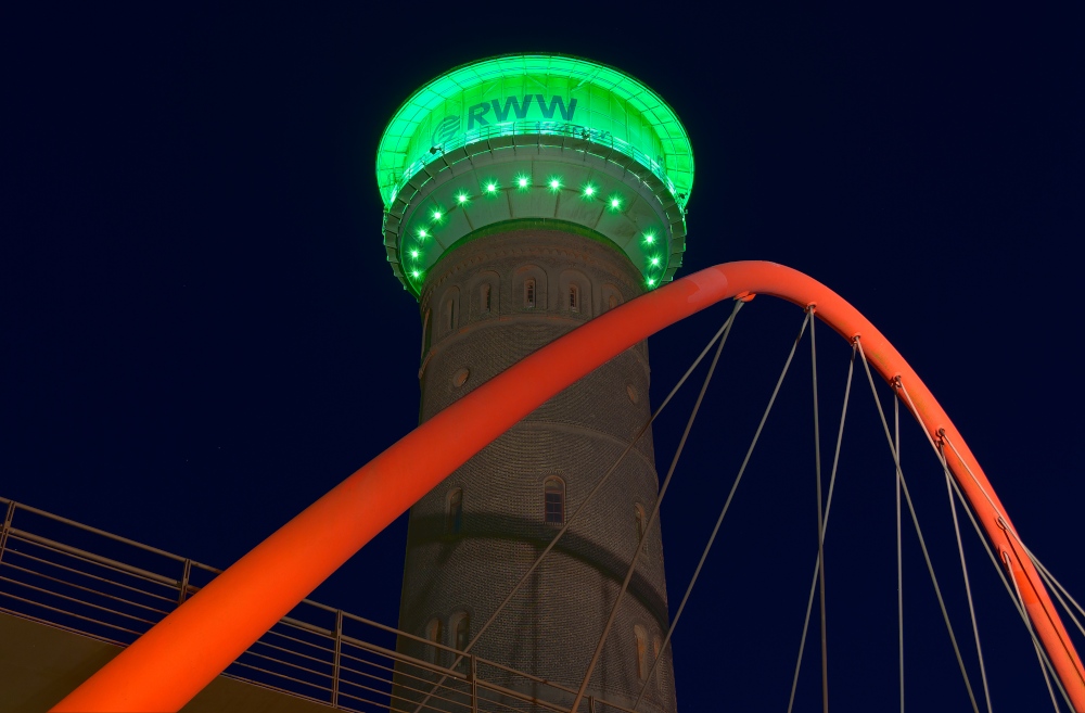 Wasserturm und Brücke - Oberhausen