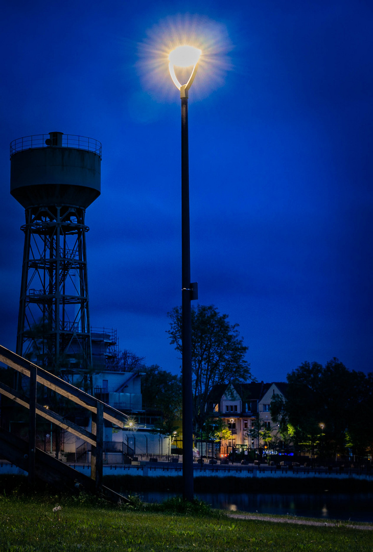 Wasserturm und Laterne