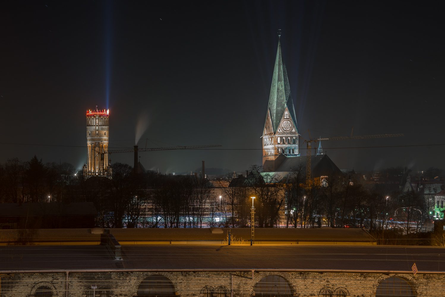 Wasserturm und St.Johannis Kiche Lüneburg