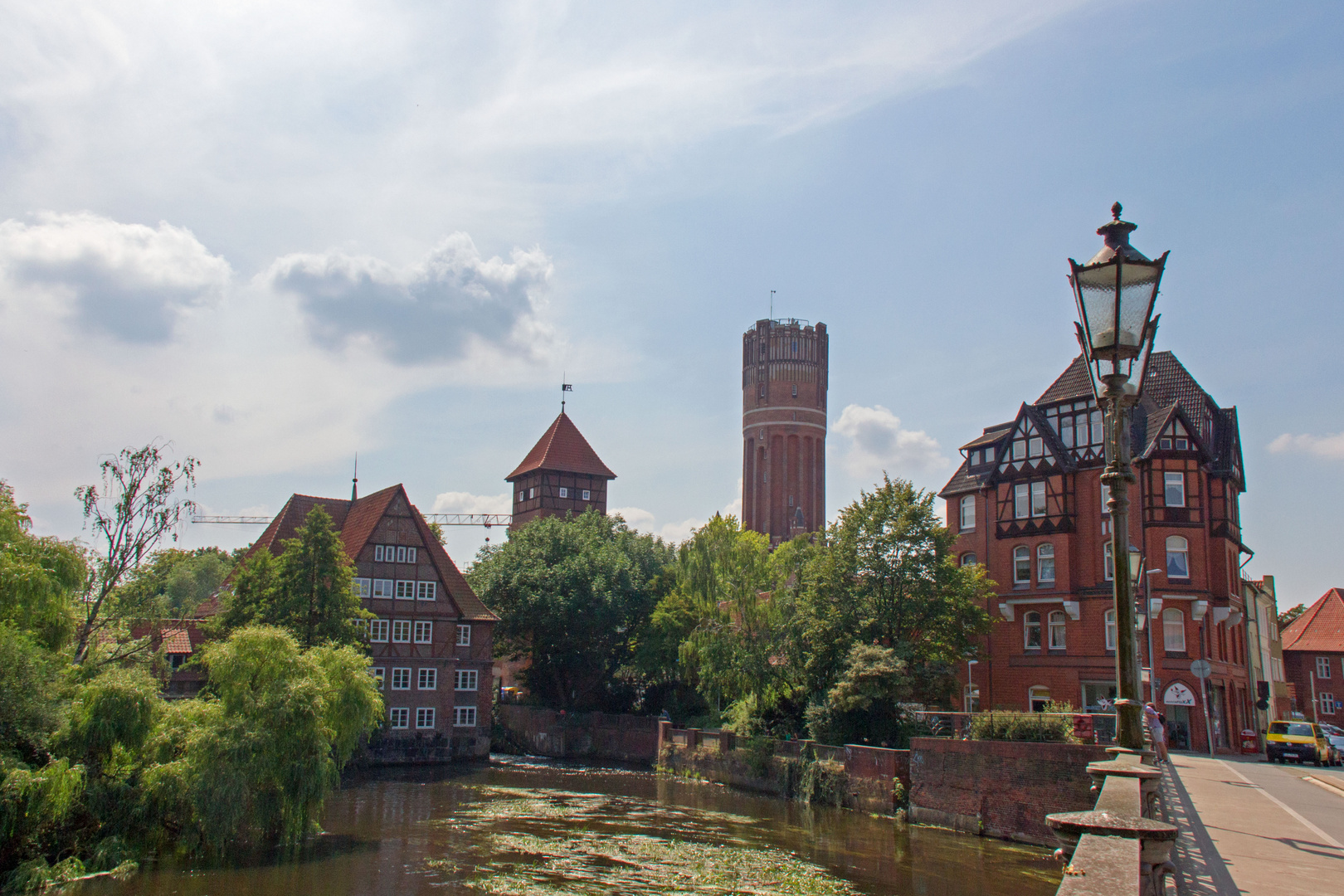 Wasserturm und Wassermühle in Lüneburg