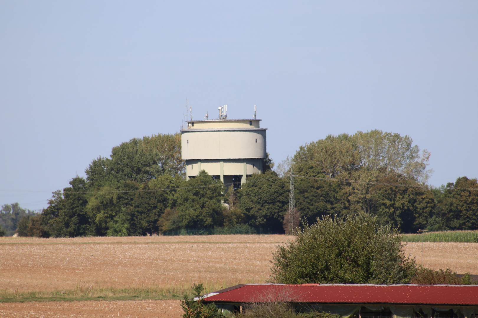 Wasserturm zwischen Bellheim und Rülzheim