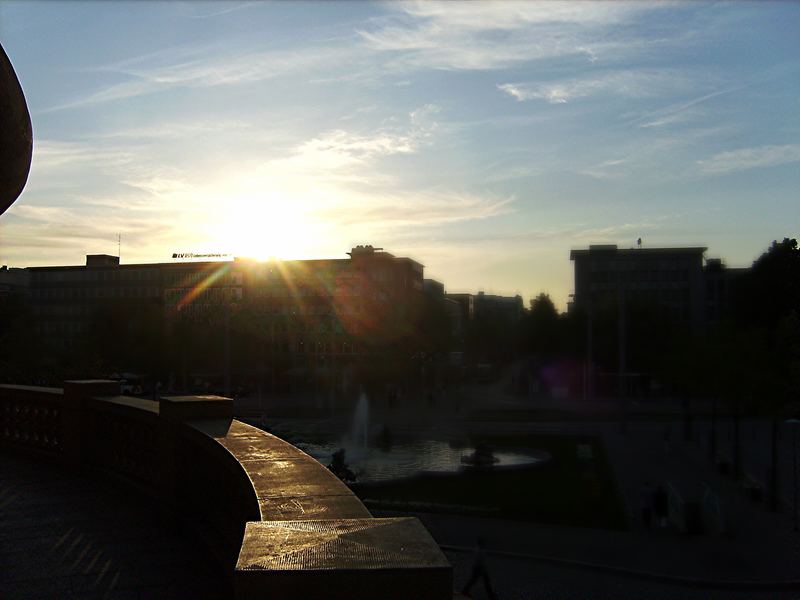 Wasserturmsicht auf die Stadt