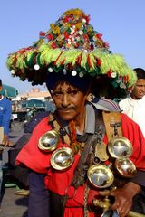 Wasserverkäufer in Marrakesch