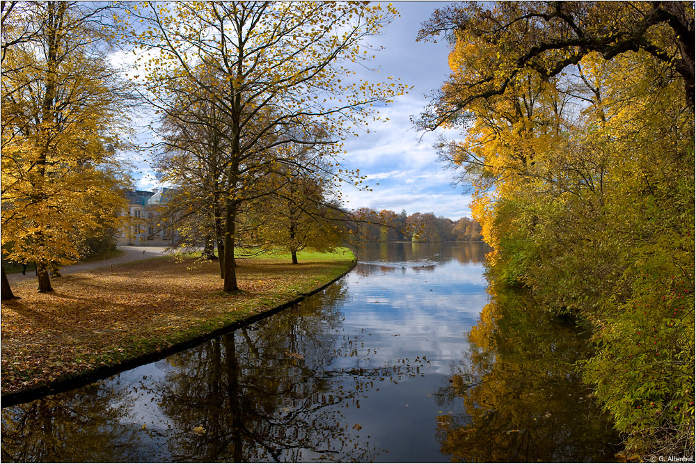 Wasserwege durch den Schlosspark