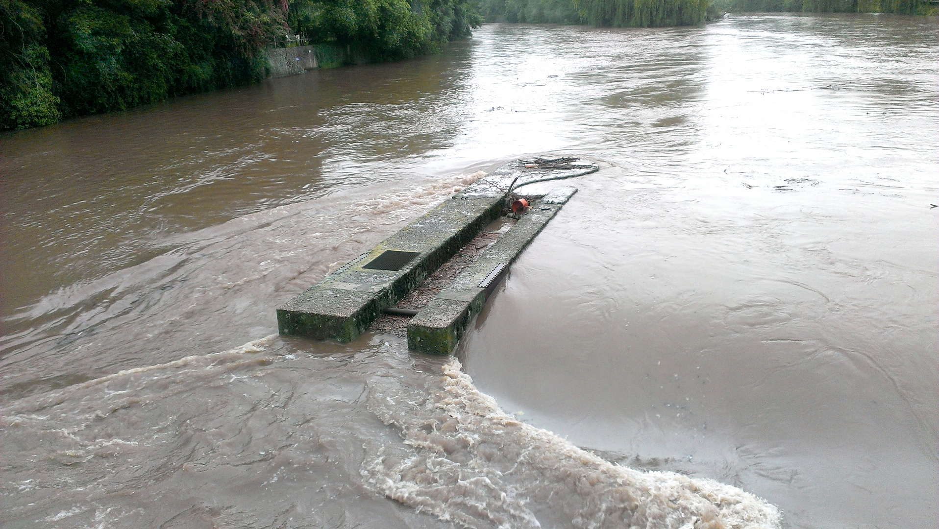 Wasserwehr bei Hochwasser 2013