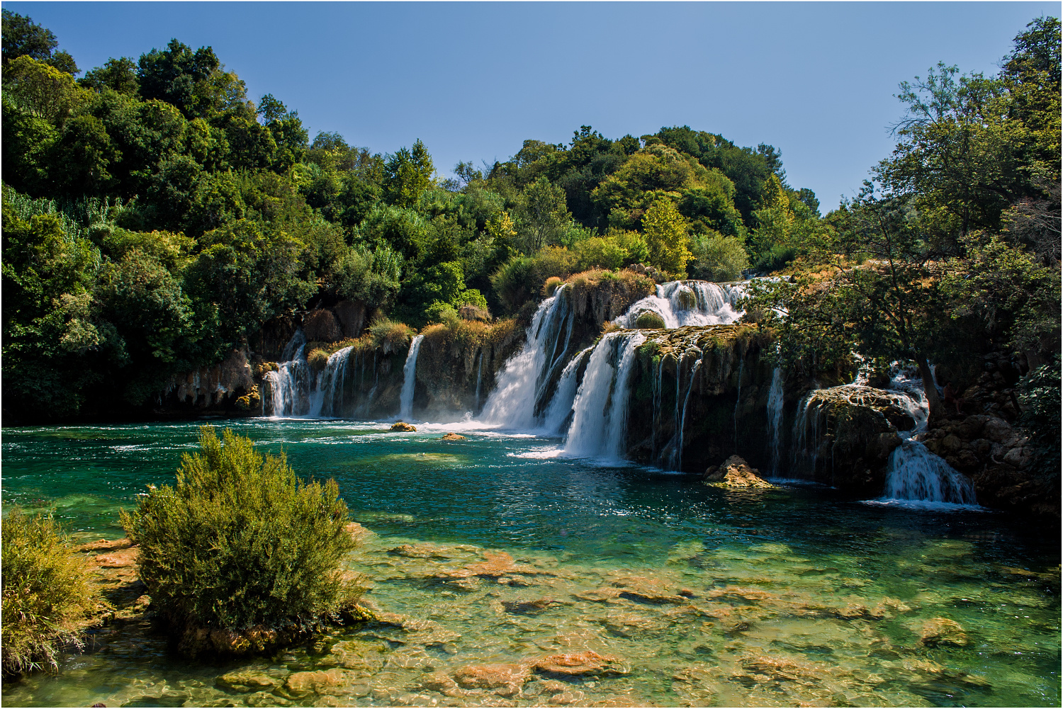 Wasserwelten 2017-03 Krka Wasserfälle Kroatien