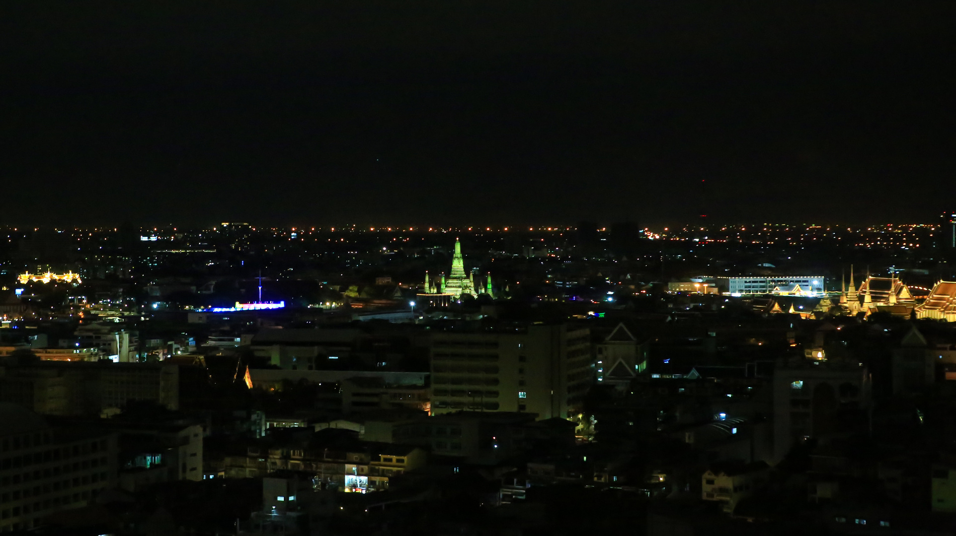 Wat Arun in Grün