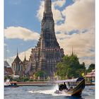 Wat Arun & Longtail Boat