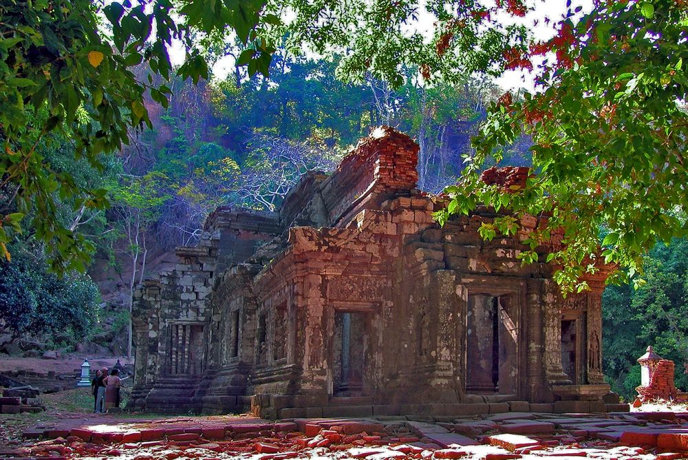 Wat Phou in Champasak near Pakxé