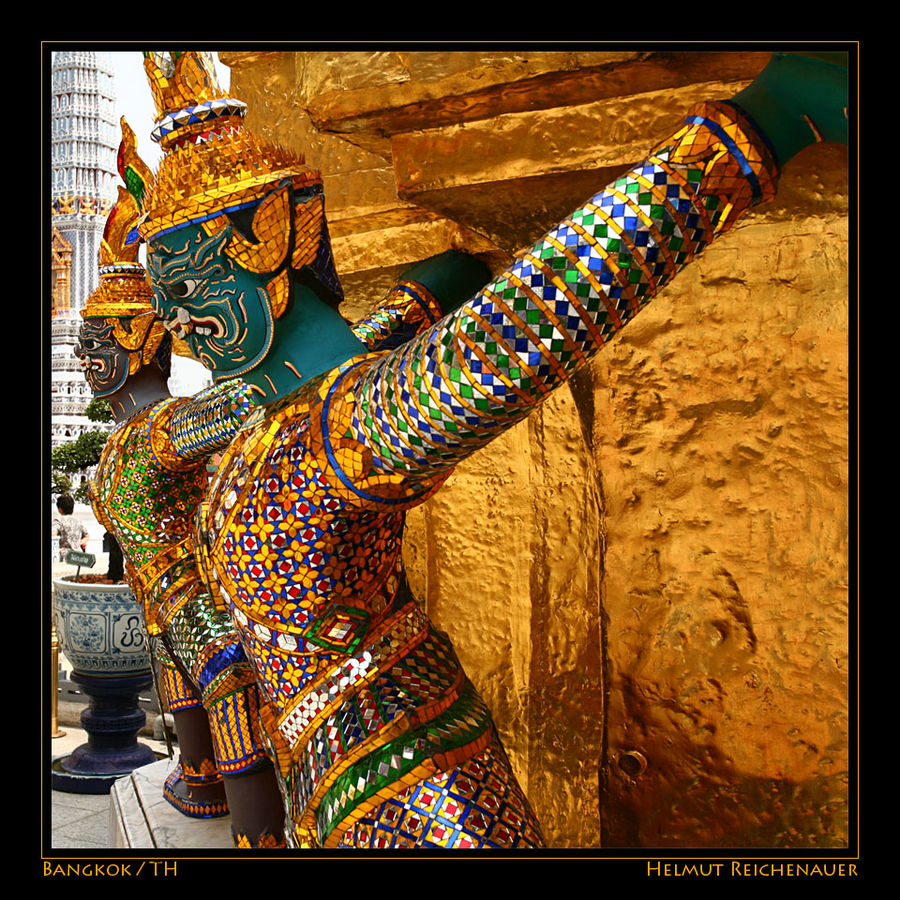 Wat Phra Kaew / Temple of the Emerald Buddha, Bangkok Temples XXII, Bangkok / TH