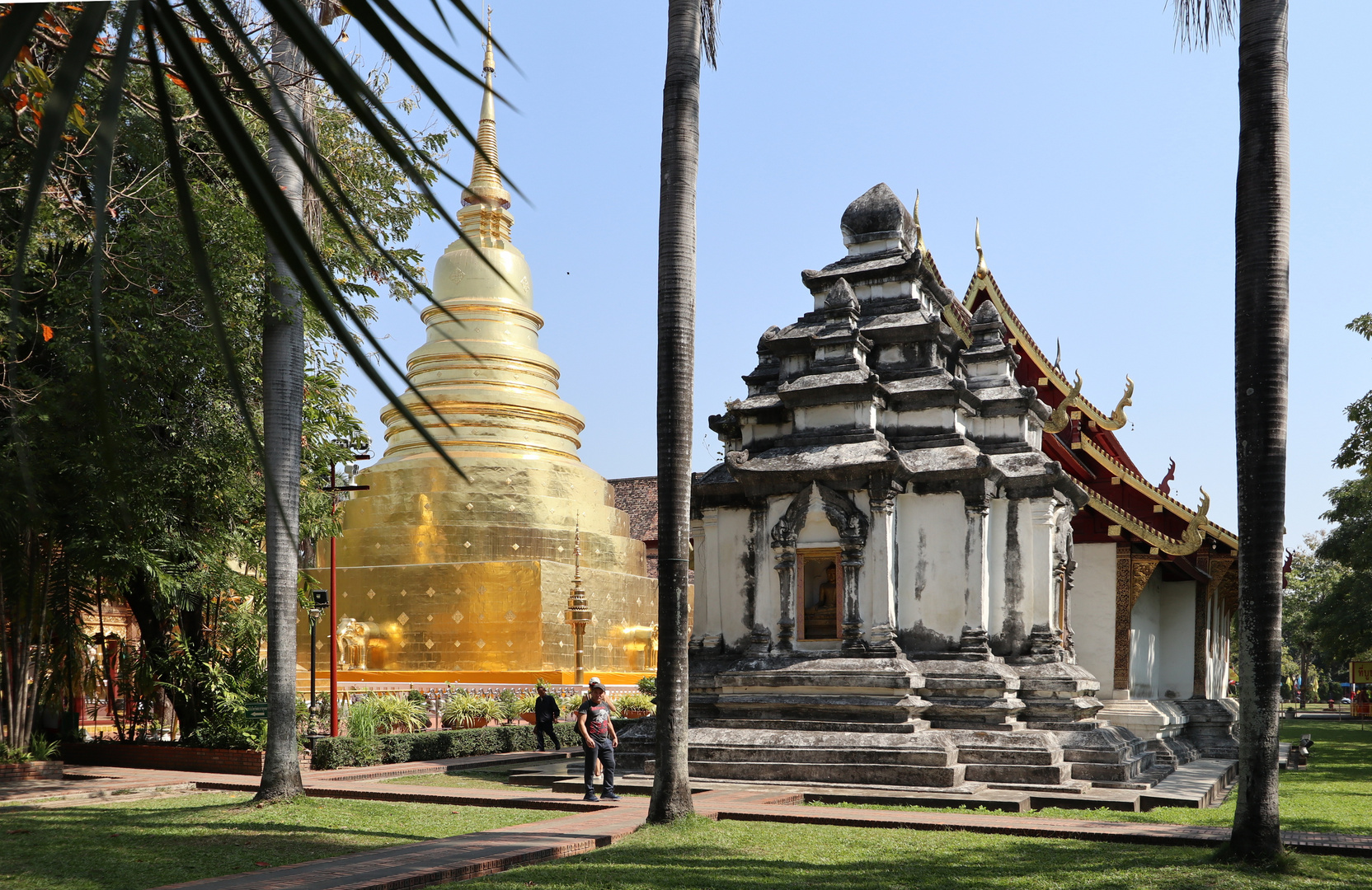 Wat Phra Singh, mit dem alten Tempelgebäude