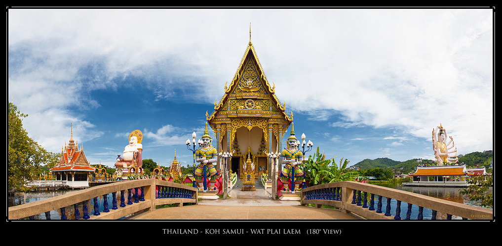 WAT PLAI LAEM 180° View