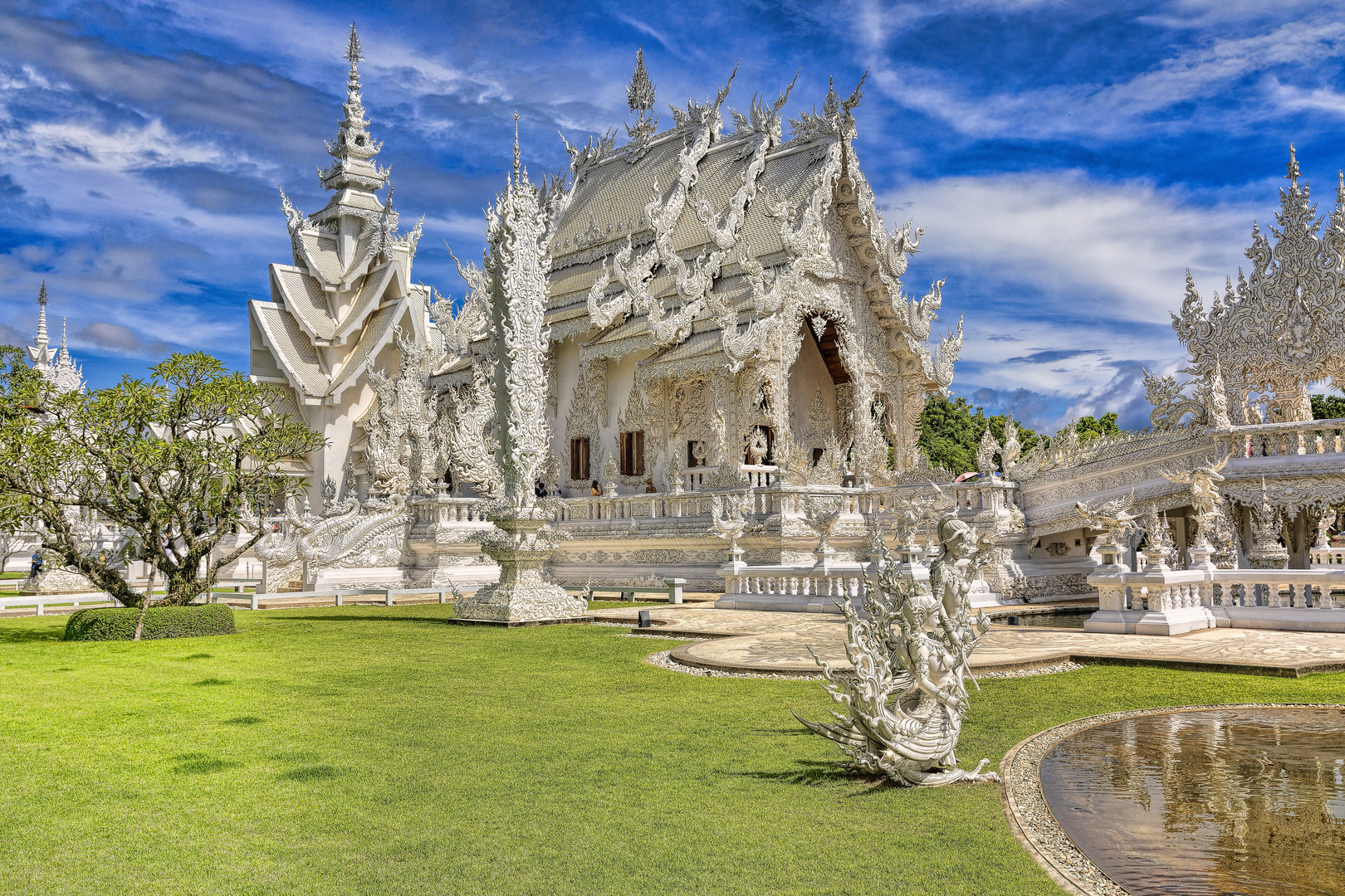 Wat Rong Khun the White Temple in Chang Rai