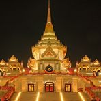 WAT TRAIMIT in BANGKOK, neue Pagode bei der Einweihungsfeier