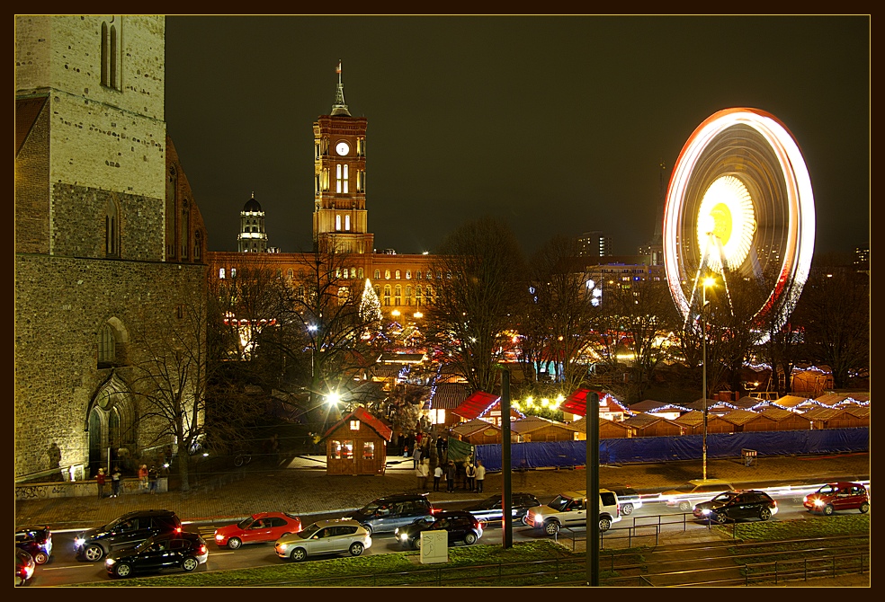 Wat, uffn Weihnachtsmarkt? - jut, aba icke stehe in Stau.