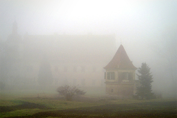 Watch Tower in the fog