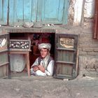 Watch vendor shop in Herat