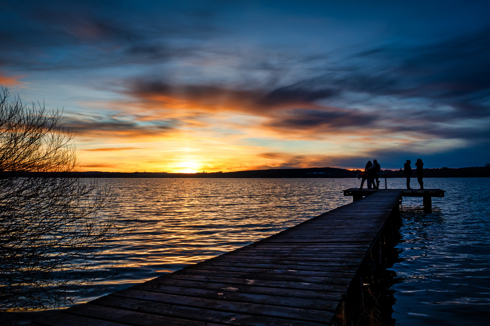 Watching sunset