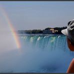 watching the Niagara falls