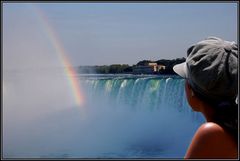 watching the Niagara falls