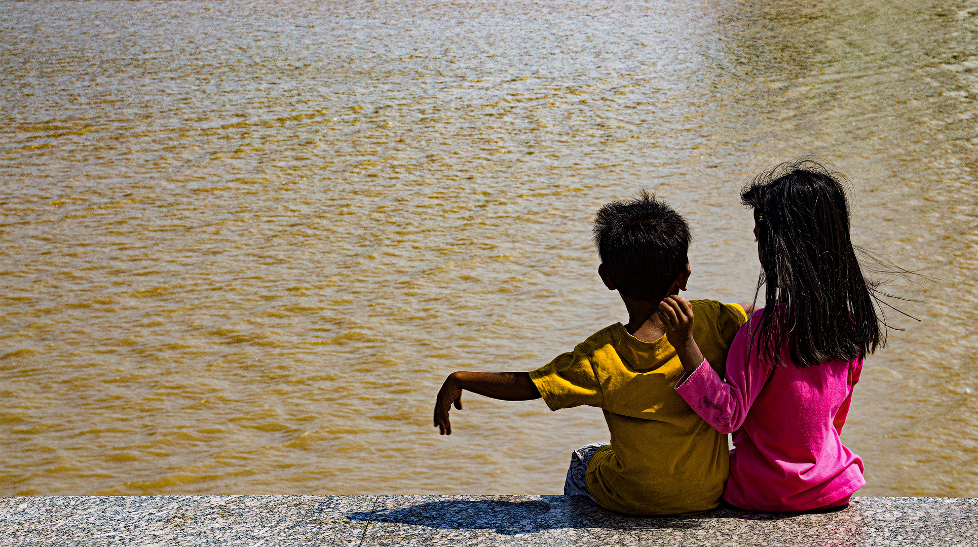 Watching the river