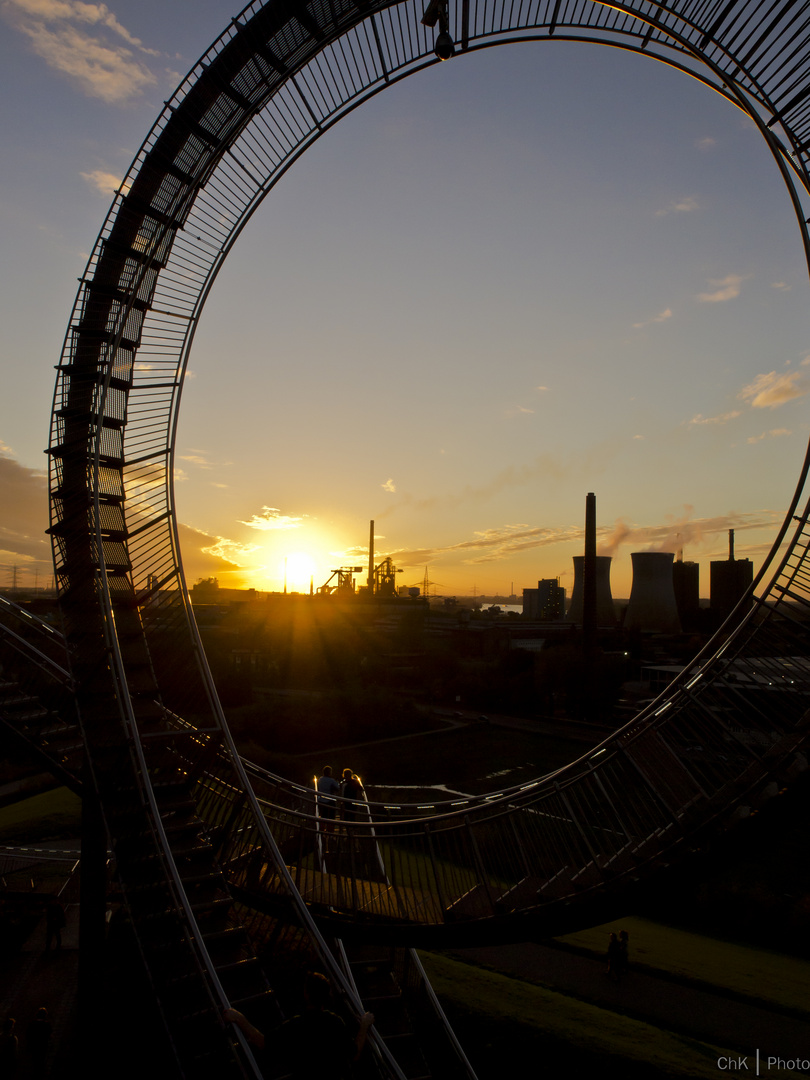 Watching the sun go down