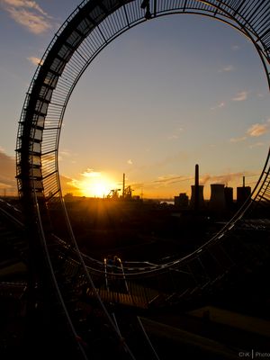 Watching the sun go down