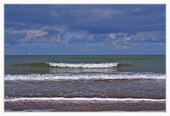 watching the waves roll in